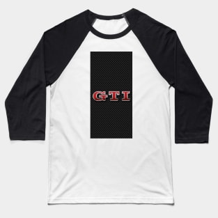 Emblem Car Carbon Baseball T-Shirt